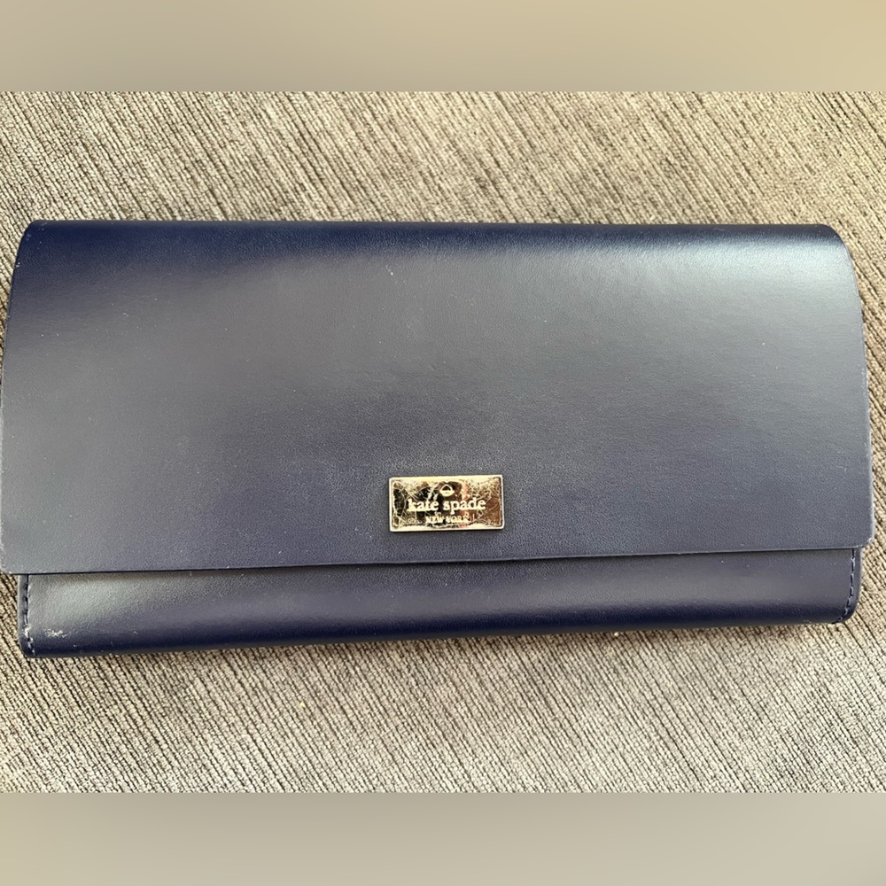 Navy and Red Kate Spade Wallet